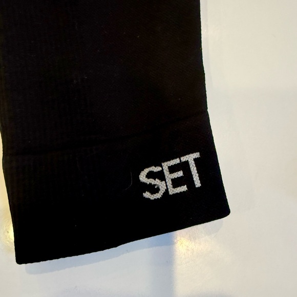 SET Active Black Seamless Leggings High Waist - Picture 6 of 6